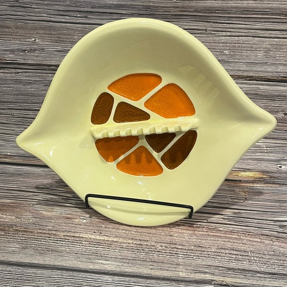 🧡California Pottery Atomic Mid-Century Modern Ceramic Ashtray A-41 – 1960s - Picture 3 of 8